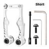 MUQZI V-Brake Bremssattel Aluminiumlegierung Kurzer Langer Arm Mountainbike Vorne Hinten V-Brakes Bremssattel für Faltrad Rennrad