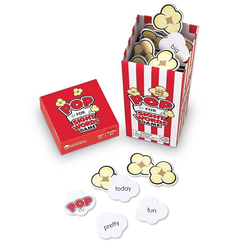 

Learning Resources Pop Games - Pop for Sight Words Pop Game (Popcorn) Sight Words LER 8430