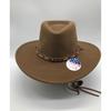 Used Brand new unused Stetson hat brown made in USA STETSON