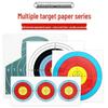 Archery Target Practice Paper for Compound & Recurve Bows - Full & Half Ring, Perfect for Traditional American Hunting