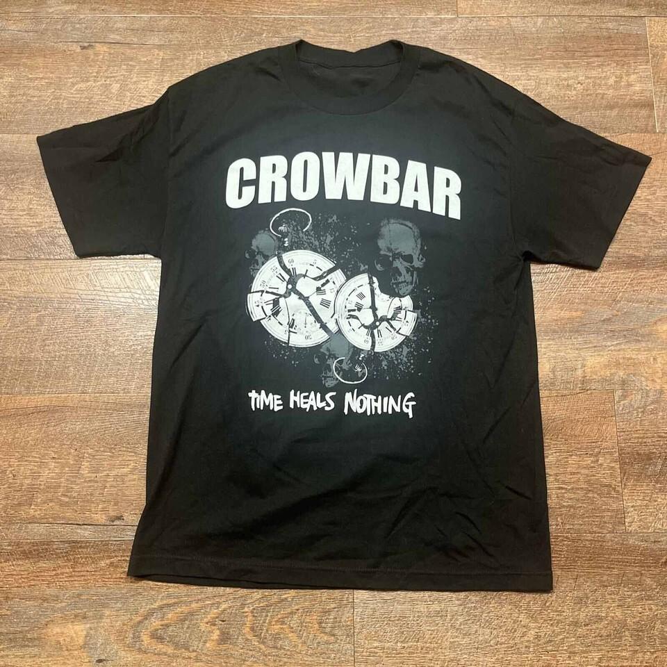 

Time Heal Nothing Crowbar Band Tee Shirt Black Unisex UU173 S