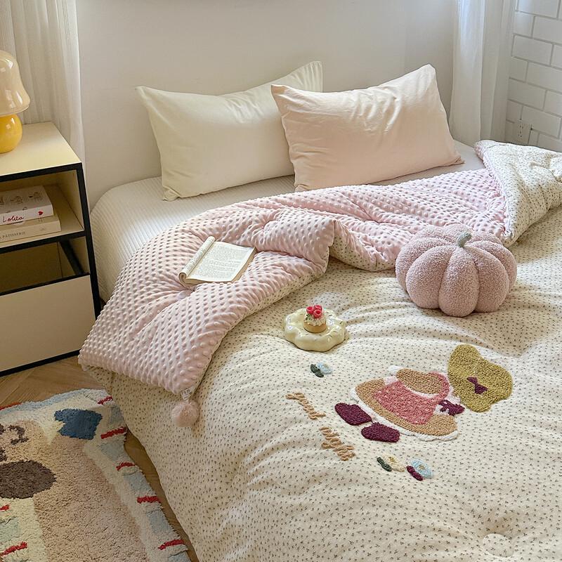 mling Garden Girl Jacquard All-Season Quilt
