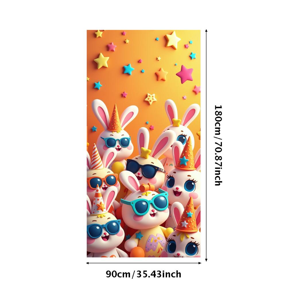 

Durable Kids Decor Engaging Cartoon Cute Birthday Display Attractive Event Decor for Easter