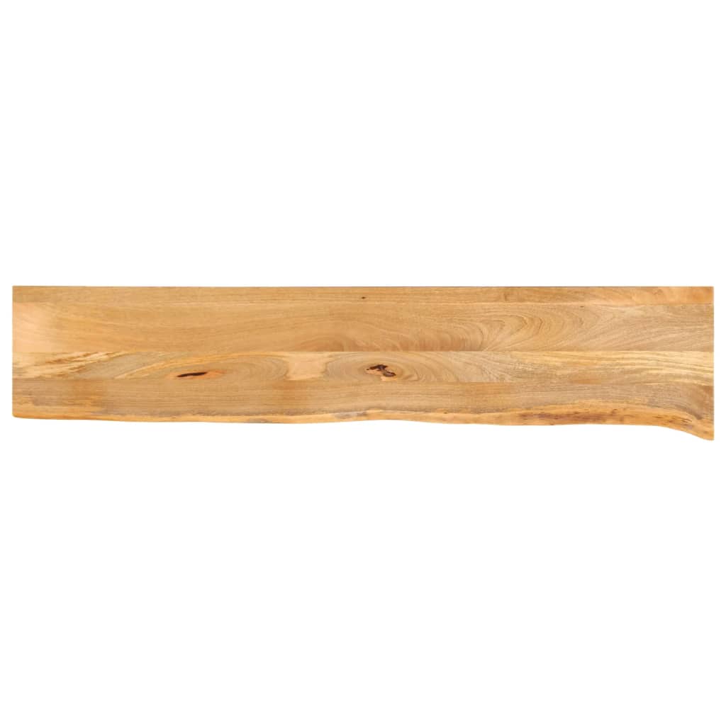 Live Edge Table Top 140 x 40 x 3.8 cm Solid Mango Wood