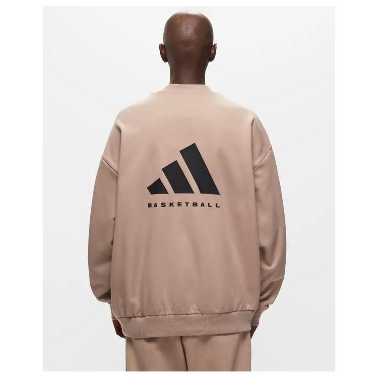 New Adidas Sweatshirts Unisex Pearl Smoke Gray IM8422