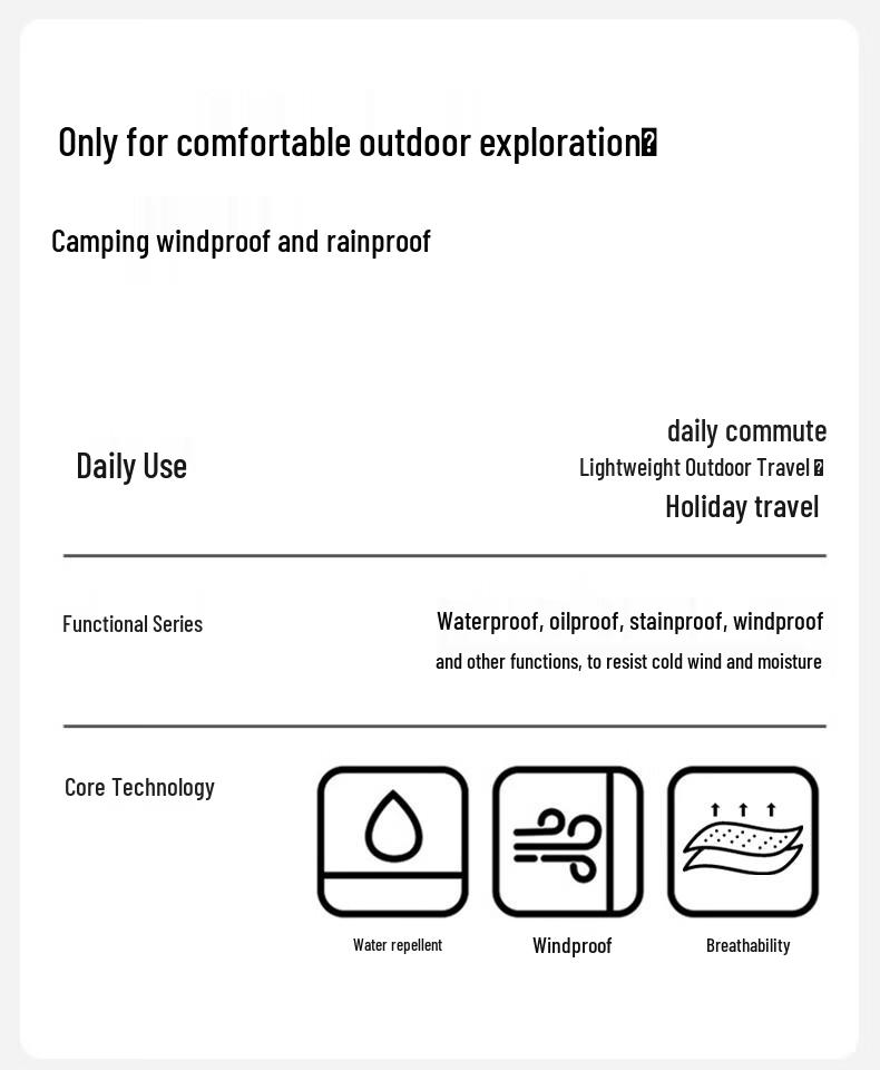 Maoren Men's Waterproof Spring/Autumn Business Casual Jacket