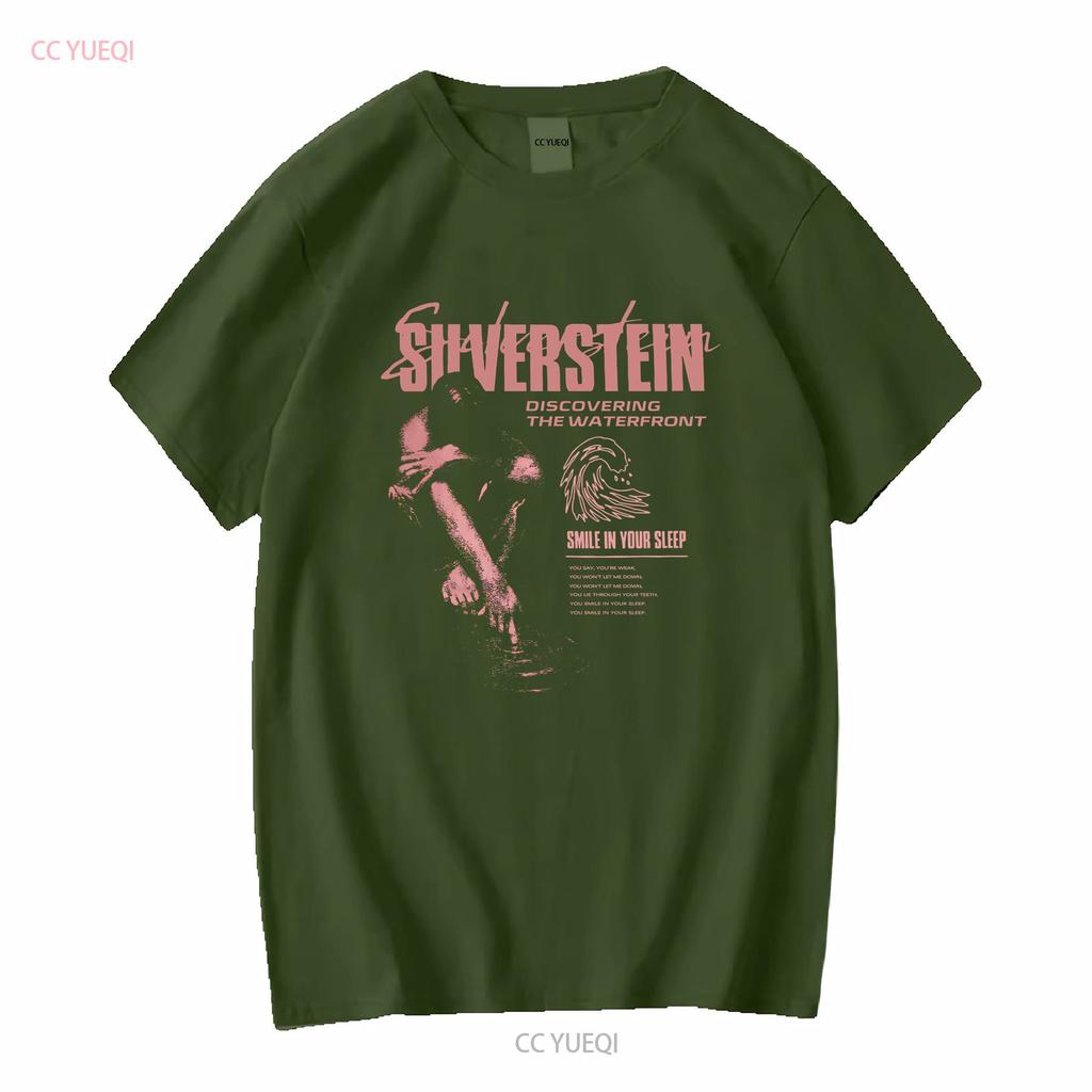 Nueva banda Silverstein Navidad S 5XL Camiseta BS260 vintage Lavada Suave Cómoda Elegante Casual Ligeramente