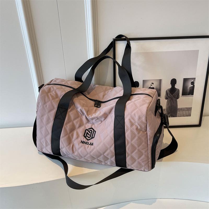 Short Trip Bag Women's Fashion Handbag Large Capacity Travel Luggage Bag Light Sports Storage Fitness Bag