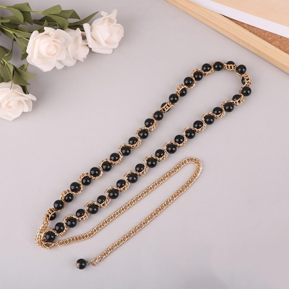 Waist Chain Design Pearl Waist Chain Pearl Decoration Body Chain Belt For Women