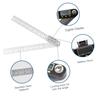 Digital Angle Finder, Stainless Steel Angle Measuring Tool Digital Angle Gauge Electronic Angle Ruler with LCD Display for Woodworking Carpenter Const