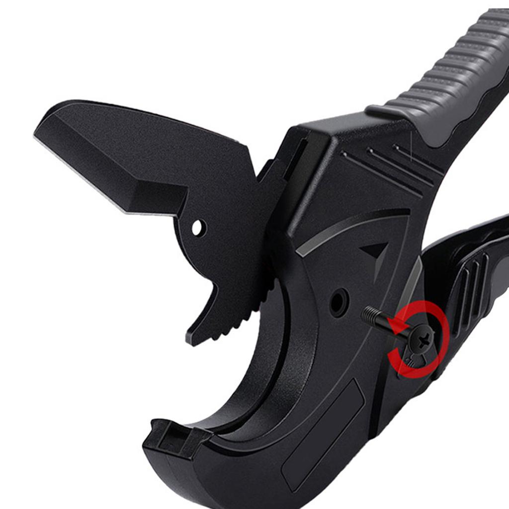 PVC Pipe Cutter 33mm Opening Aluminum Alloy Handheld Heavy Duty Plastic Tube Scissors