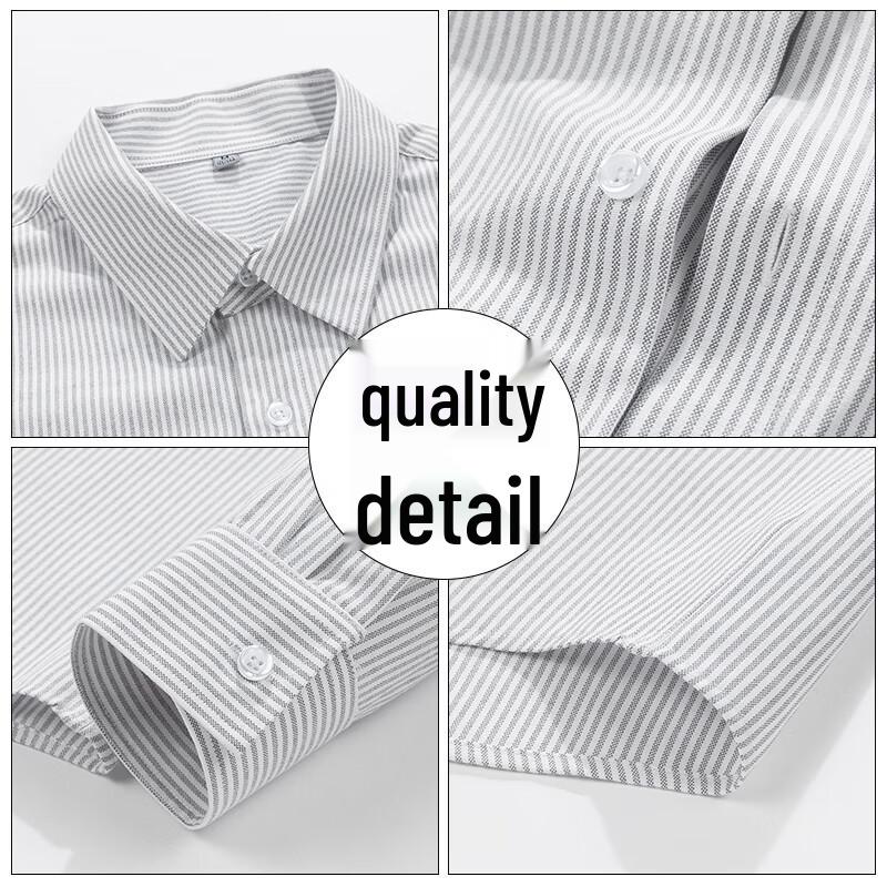 Jeanswest Men's Fashion Striped Long Sleeve Shirt