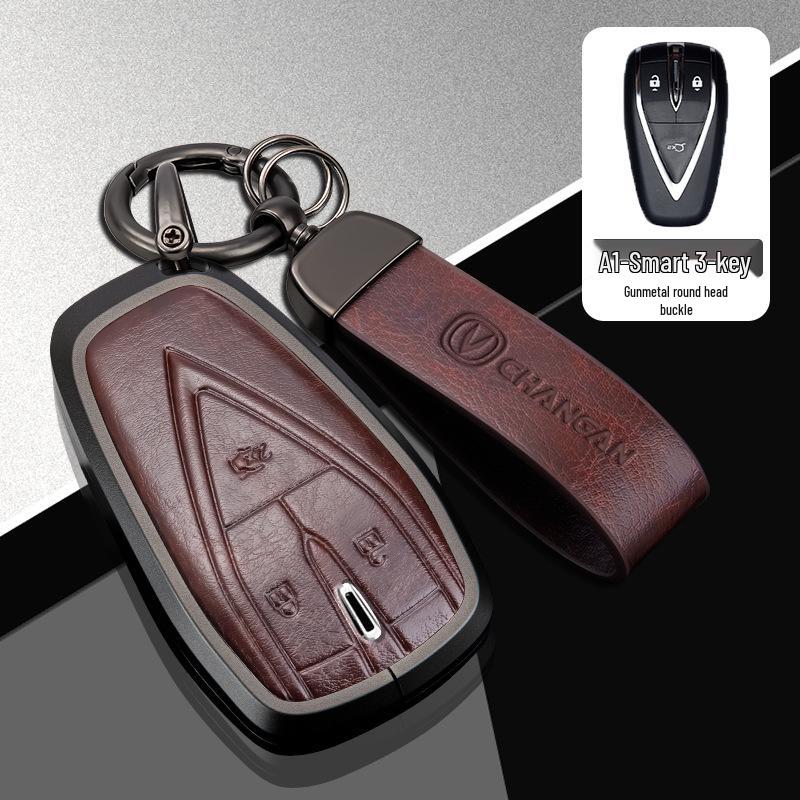 Changan Car Key Cover for Third Gen CS75 Plus, Yidong Plus, CS55, and CS35 Plus