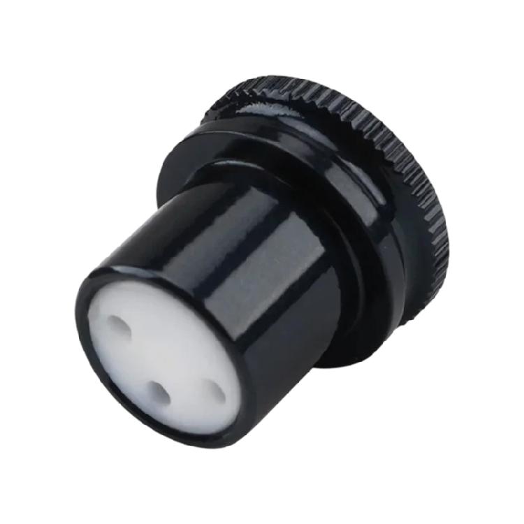 Rhodium Coated Balanced Male Female Connectors Cap for XLR Interfaces Resistant to Dust Humidity and Impact