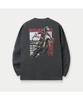 Silijeu Motorcycle Print Long Sleeve T-Shirt Satas26311Chx