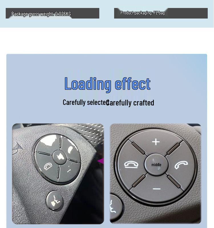 Compatibil Mercedes-Benz Clasa S W221 Volan Buton Comutator Multifuncțional Accesorii