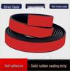 Oil-Resistant Square Rubber Sealing Strip: Anti-Collision, Shock Absorption, Wear & Pressure Resistant, Self-Adhesive Marine Strip.