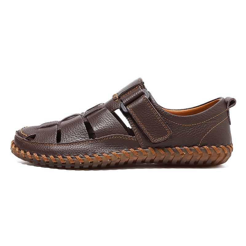 Sommer 2026 Herren Atmungsaktiv Große Größe Römische Webart Strand Sandalen