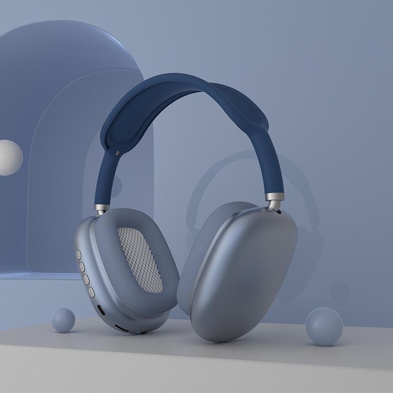 

Бездротові Bluetooth-навушники P9 з шумозаглушенням та мікрофоном синій