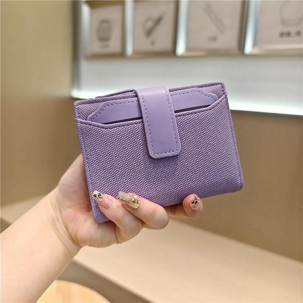 PU Leather Credit Cards Holder Multi-Cards Slot Small Card Bag Women's Wallet  Student