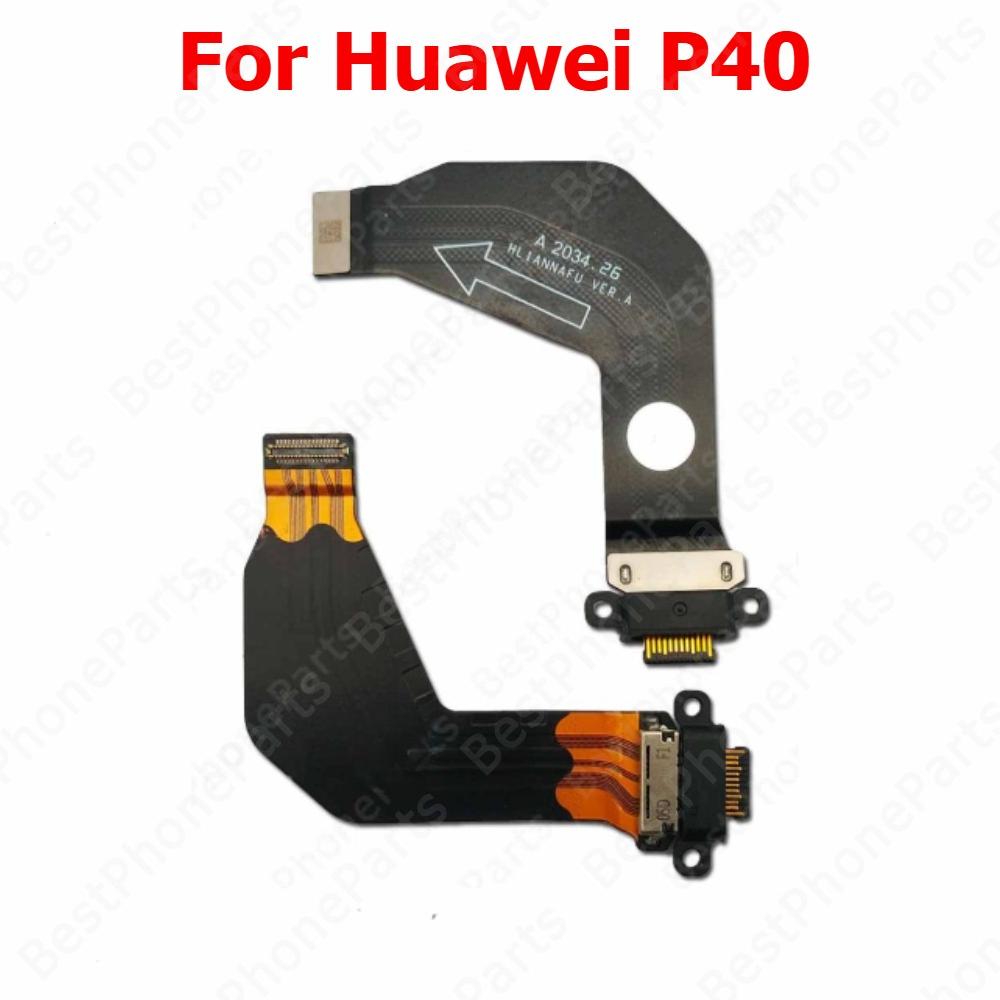 

Порт зарядки для Huawei Pura 70 P60 P50 P40 Pro Plus P30 P20 Lite 5G, плата зарядки, USB-разъем, печатная плата, док-станция, шлейф, запчасти Huawei P40
