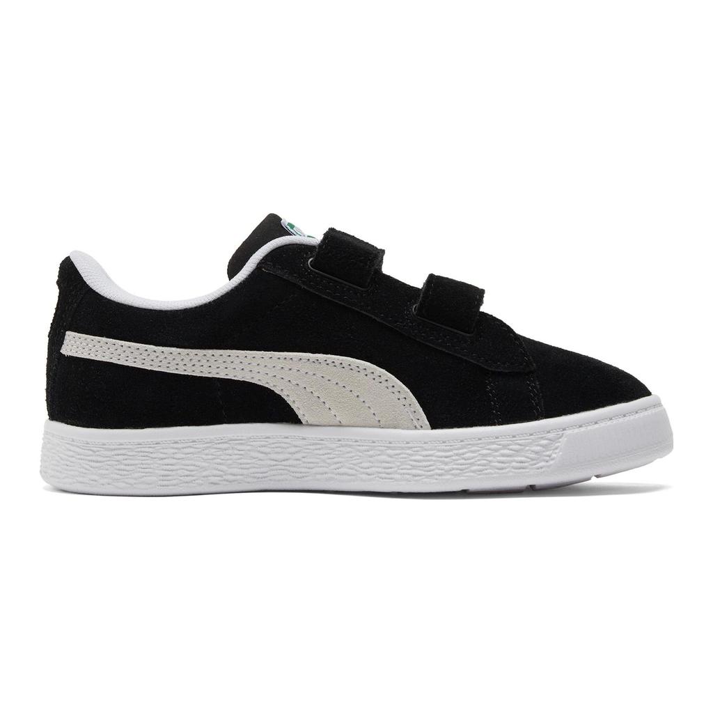 Puma Suede Classic Pohodlné Odolné Nízké Dětské Tenisky Dětské tenisky Černá Bílá 385664-01