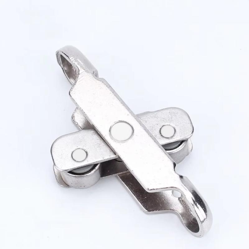 Sliding Door Window Roller Long Service Life Silent Double Wheel Pulley for Wardrobe Patio Balcony Home Furniture Repair Parts