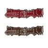 Classical Heart PU Leather Belt Rivet Punk Waistband for Fashionable Women and Trendsetters Waist Decorative Accessories