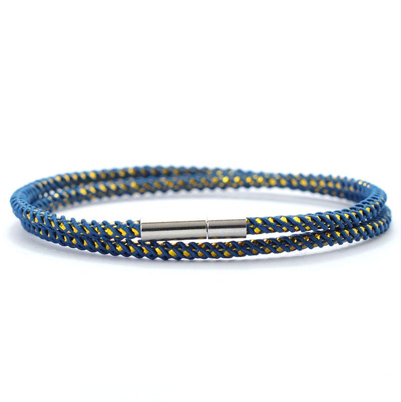 Simple Style Rope Bracelet Unisex Stainless Steel Braslet Lucky Red Braclet Gift For Lovers Fabric Brazalete Pulsera Joias