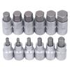 12PCS Drive Socket Set Steel High Hardness Wear Resistant 1 2in Drive Master Impact Socket Set for Auto Repair
