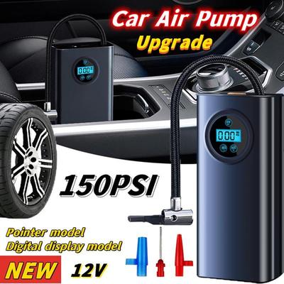 150PSI 12V Elektrische Auto Reifen Luftpumpe Luft Kompressor Tragbare Auto Reifen Inflator Drahtlose Reifen Luft Injektor für Auto motorrad Fahrrad