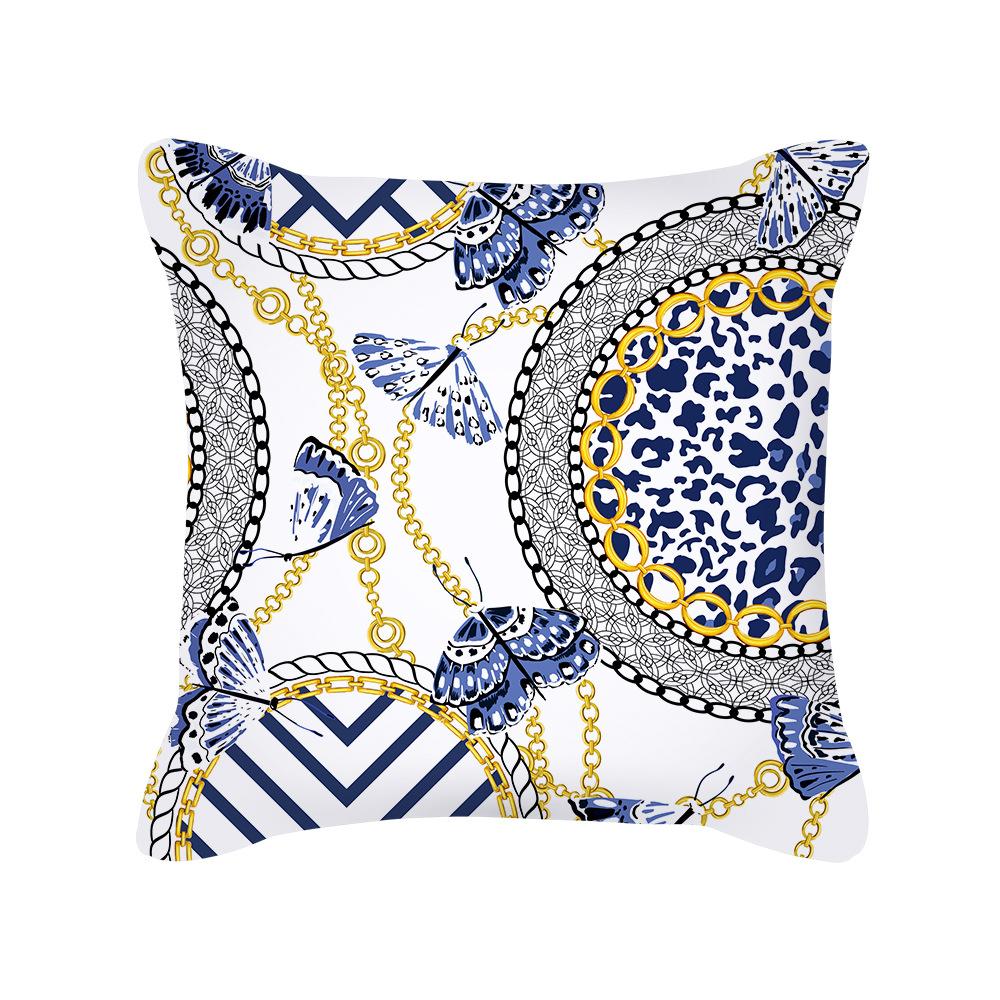 

Nordic Orange Pillow Ins Light Luxury Sofa Cushion Plush Simple Geometric Pillow Cover Orange Pillow Cover 45 * 45Cm (without core)