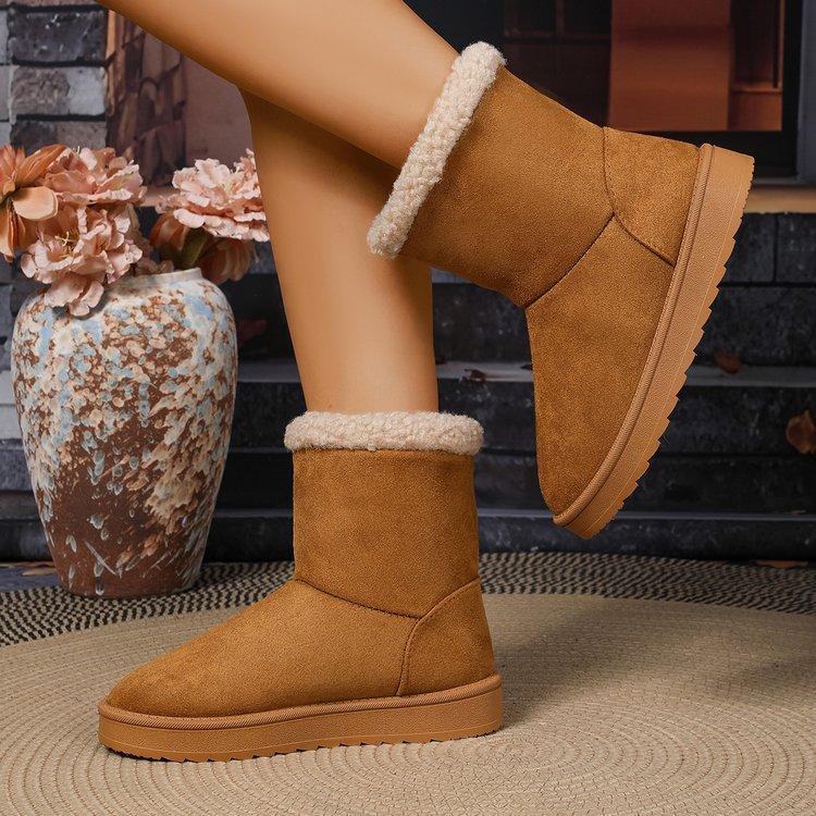 

Fashion Fashion Winter Brown Short Boots New Platform Shoes Push Size Ankle Boots for Women Waterproof and Warm Snow Boots 36 коричневый
