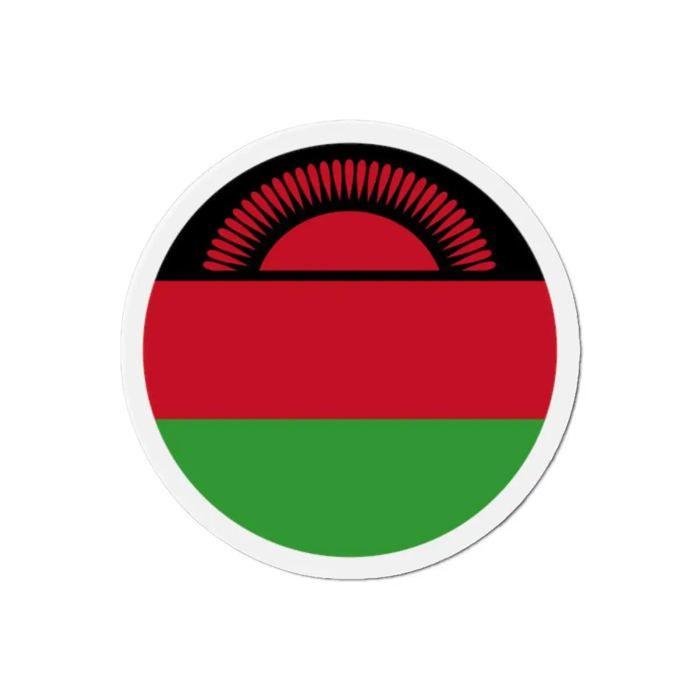 Aimant Rond - Malawi - 6 cm - Multicolore - 50 pièces - Résine synthétique