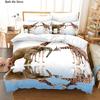 African Animals Giraffe Sunset Bedding Set 3D Duvet Cover Set Bedspread For Boys Girls Kids Home Textiles Microfiber Bedspread