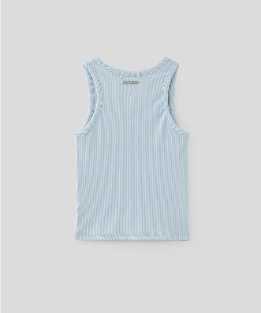 Lounellain Low Ethnic Sleeveless_ Sky Blue