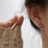 Purple Zircon French-Korean Minimalist Stud Earrings for Women