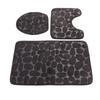 Conjunto de 3 Tapetes de Banheiro Forma U Tapete para Vaso Sanitário Tampa de Vaso Sanitário Tapete de Banho Absorvente de Água Antiderrapante Tapetes de Banho para Treinamento de Penico Crianças Adulto
