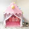 Indoor Princess Castle Tent Playhouse for Kids with Ball Pit and Bed