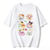 2026 New Summer Cute Sanrio TShirts Soft Cotton Short Sleeve Tees for Parents  Kids Breathable Casual Daily Outfit Tops