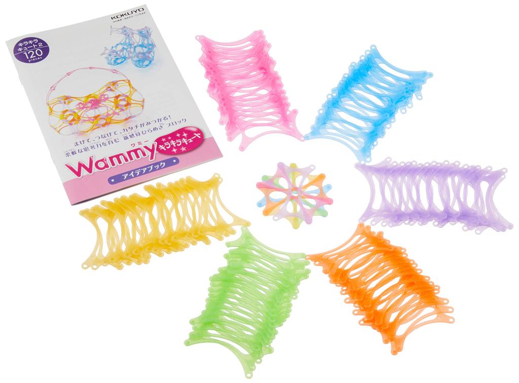 Wammy (Sparkle Cute 2) with glitter, 120 pieces