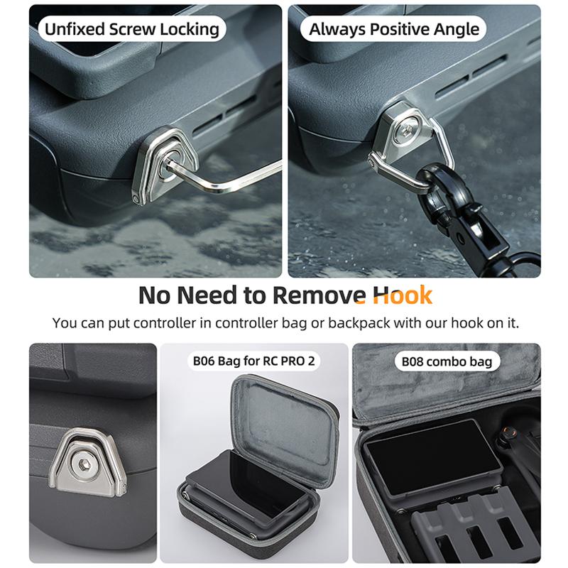 Balance Bracket Neck Lanyard for DJI RC Pro 2/RC 2/RC PLUS 2 Remote Control with Screen Belt for DJI Air 3/3S,DJI Mini 4/3 Pro