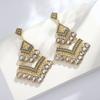New Arrival Pendant Earrings Ethnic Style Cut Out Geometric Earrings Accessible Luxuryclassy Earrings