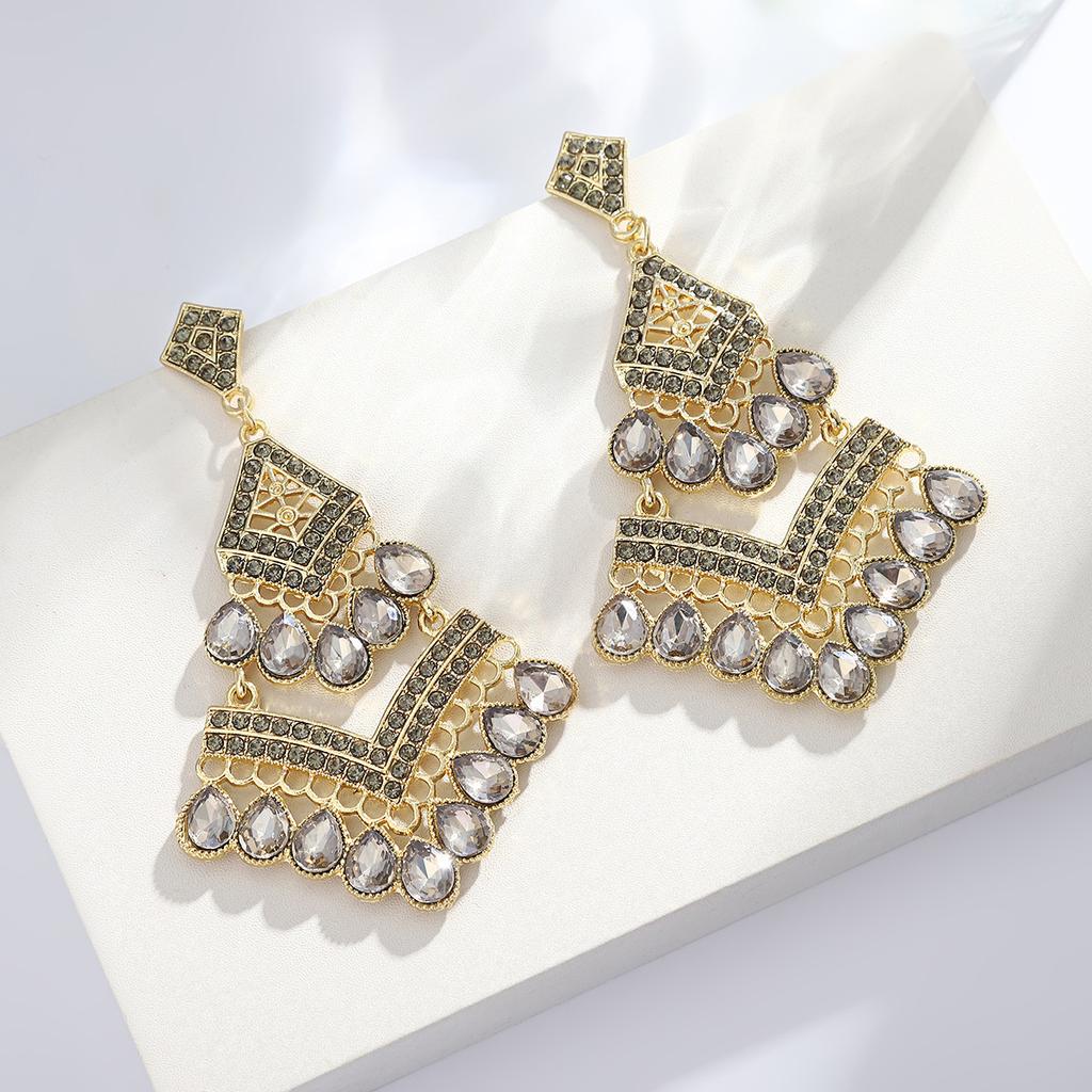 New Arrival Pendant Earrings Ethnic Style Cut Out Geometric Earrings Accessible Luxuryclassy Earrings
