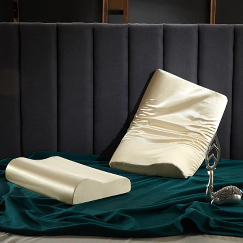 1 Pcs Luxury Satin Pillowcase Solid Color Satin Pillow Cover 30cmx50cm/40cmx60cm Pillowcase
