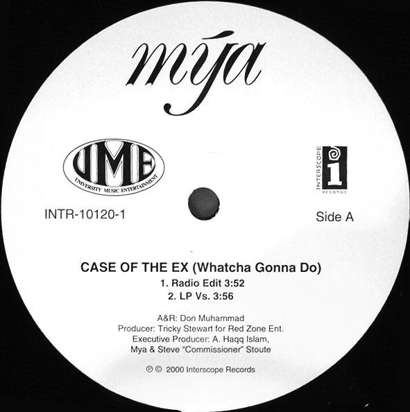 

12inch Record MYA - Case Of The Ex INTR101201 Interscope Reco 2000 US Soul/Funk Used