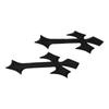 20pcs Black Cross 20pcs Embroidered Iron On Appliques for Clothing Applique  Shirts