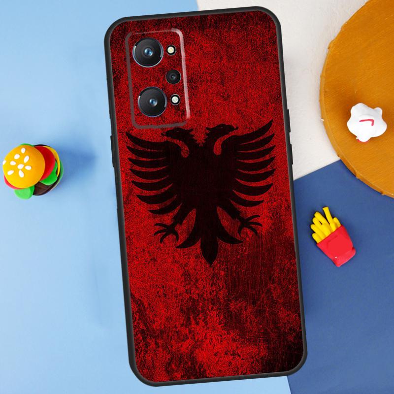 Albanien Flagge Für Realme GT 6 6T 5 GT7 Pro C61 C75 C55 C51 C21Y C25S C67 C53 13 12 10 11 14 Pro Plus Hülle