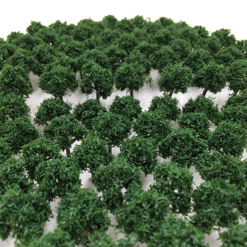 Selectable Quantity 50 or 100 Pieces N Gauge Architectural 3cm Dark 100 Forest, Colors, [DauStage] Diorama, Railway, Model, Trees, Scenery, (11,