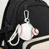 Cartoon Sports Ball Keychain PU Leather Sports Themed Gift Charm  Gift for Sports Lovers